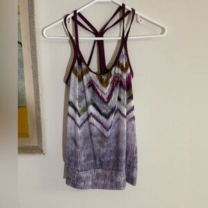 Prana tank top with built-in bra